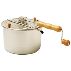 Whirley-Pop Stovetop Popcorn Popper (Silver)