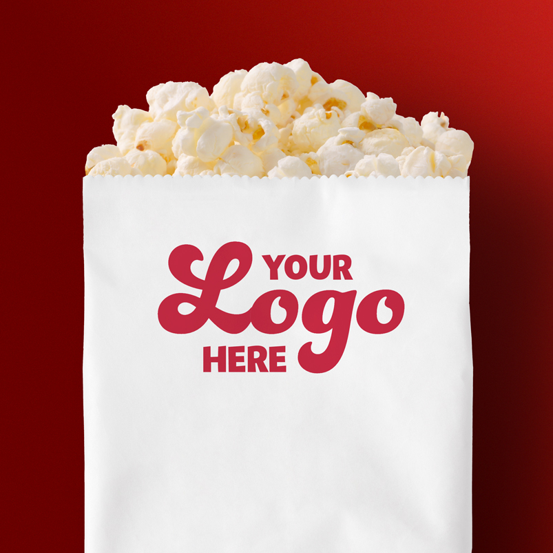 Custom Logo Imprinted Popcorn Box