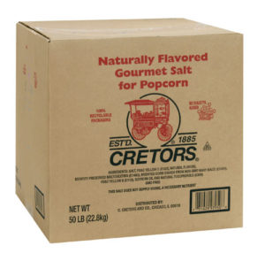 Cretors Butter Flavored Popcorn Salt (50 lbs.)